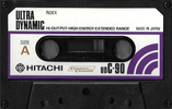 Compact Cassette Hitachi UD 90 Type I Normal 1972 Japan