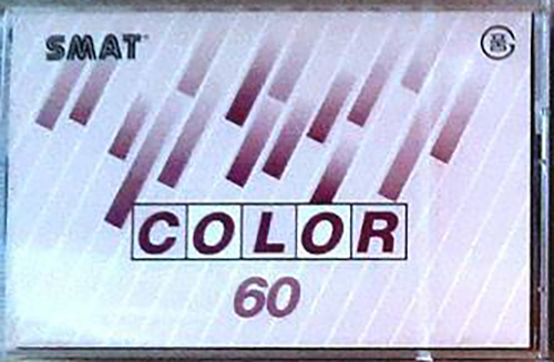 Compact Cassette Smat Color 60 Type I Normal 1986 South Korea