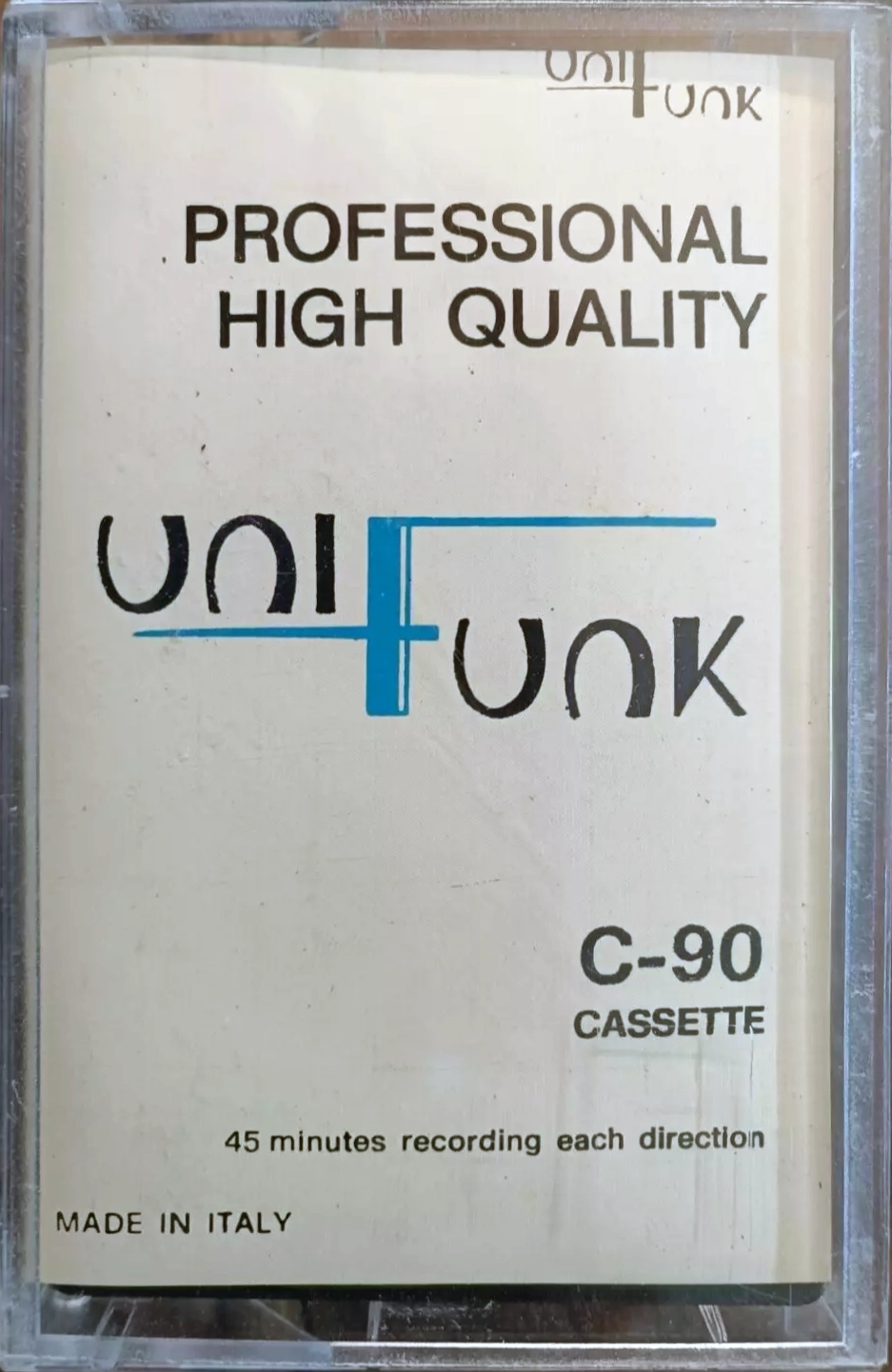 Compact Cassette Unifunk 90 Type I Normal Europe