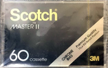 Compact Cassette Scotch Master II 60 Type II Chrome 1981 Japan