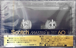 Compact Cassette Scotch Master II 60 Type II Chrome 1981 Japan