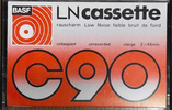 Compact Cassette BASF LN 90 Type I Normal 1975 Europe