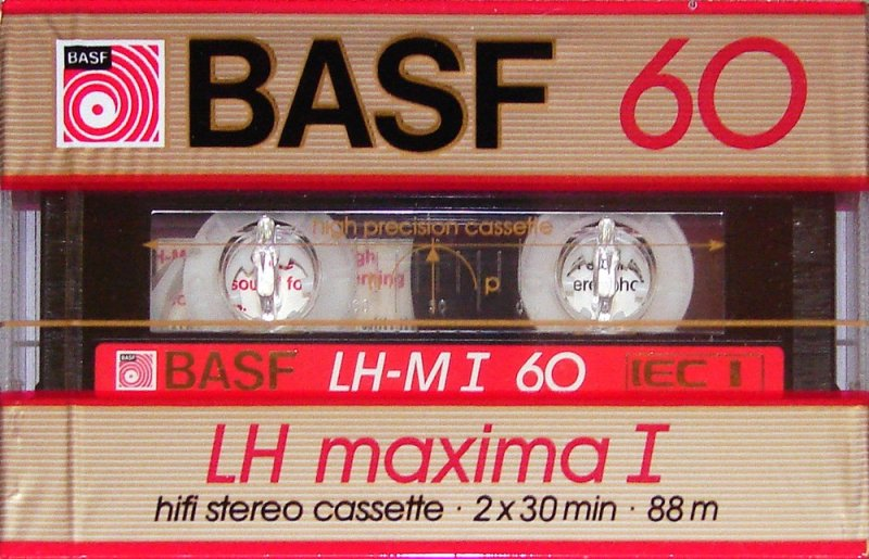 Compact Cassette: BASF  - LH Maxima I 60