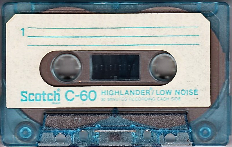 Compact Cassette Scotch Highlander 60 Type I Normal 1973 USA