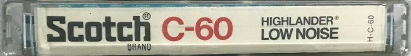 Compact Cassette Scotch Highlander 60 Type I Normal 1973 USA