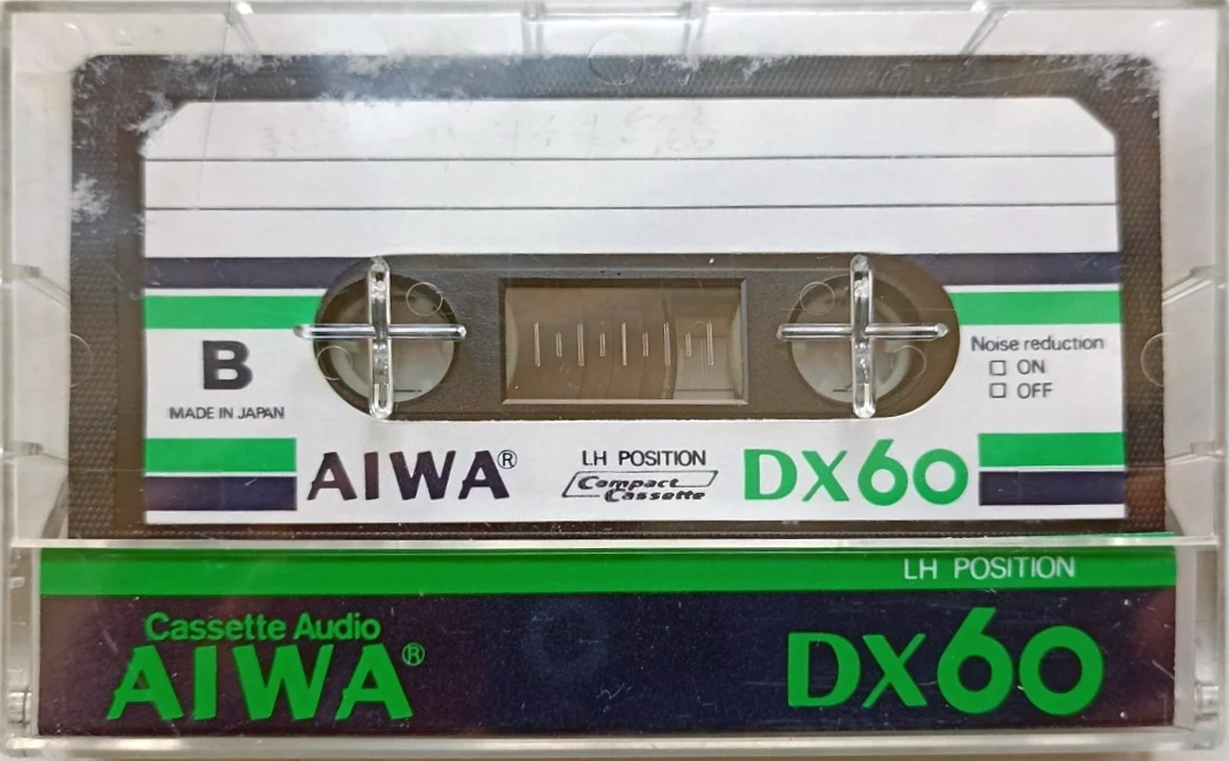 Compact Cassette Aiwa DX 60 Type I Normal 1982 Japan