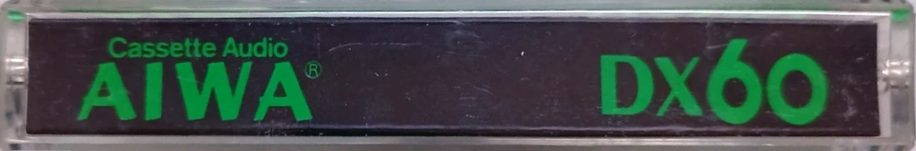 Compact Cassette Aiwa DX 60 Type I Normal 1982 Japan