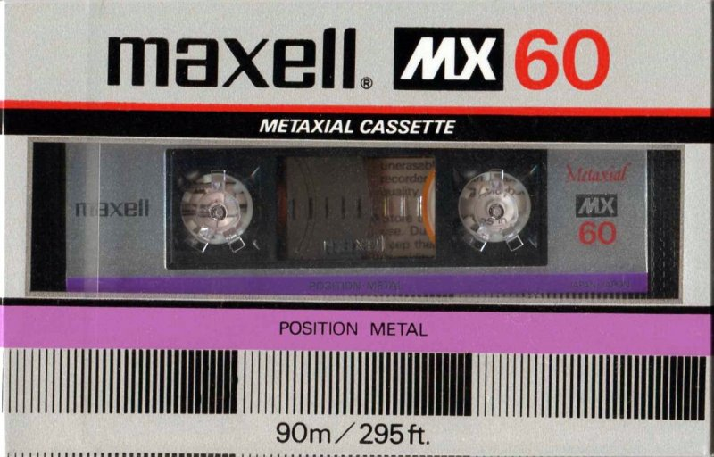 Compact Cassette: Maxell / Hitachi Maxell - MX 60