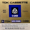 Compact Cassette TDK SD 120 "C-120SD" Type I Normal 1972 USA