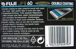 Compact Cassette Fuji JP-II 60 Type II Chrome 1992 Europe