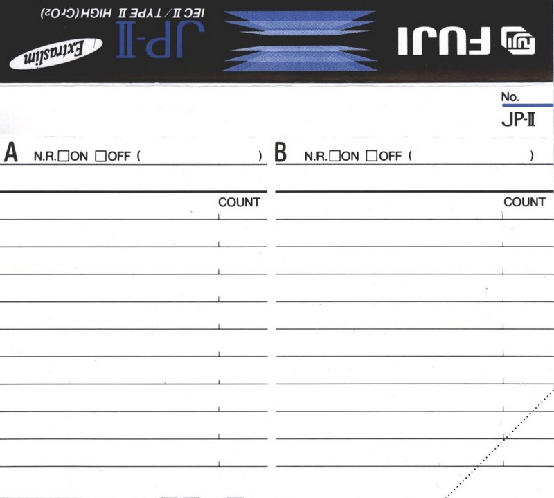 Compact Cassette: FUJI Fuji - JP-II 60