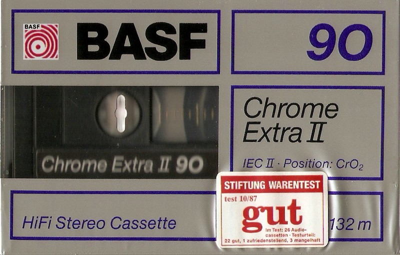 Compact Cassette: BASF  - Chrome Extra II 90