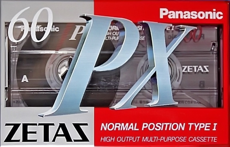 Compact Cassette Panasonic PX 60 "RT-60PX" Type I Normal 1994 Japan
