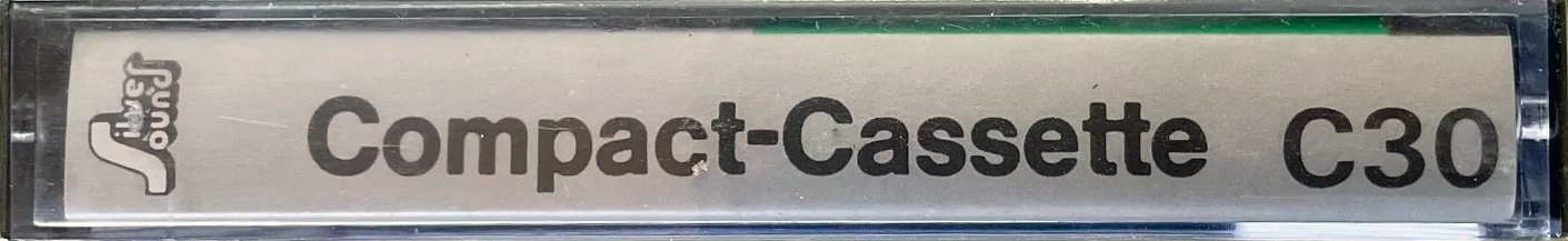 Compact Cassette Silver Sound 30 Type I Normal 1975 Europe