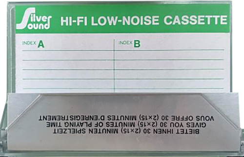 Compact Cassette Silver Sound 30 Type I Normal 1975 Europe