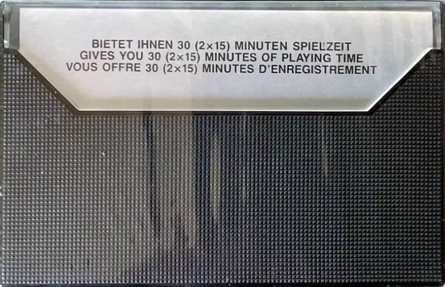 Compact Cassette Silver Sound 30 Type I Normal 1975 Europe