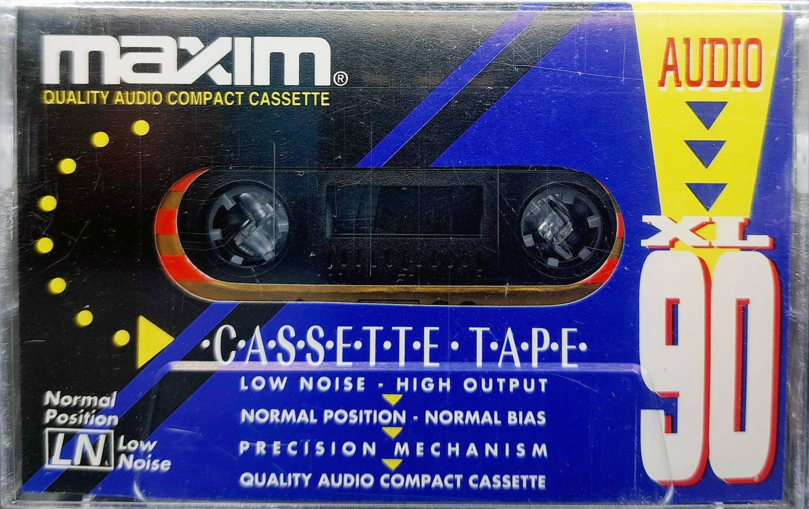 Compact Cassette Maxim XL 90 Type I Normal 1986 UK