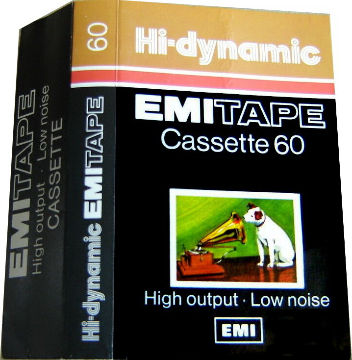 Compact Cassette EMITAPE HI-DYNAMIC 60 Type I Normal 1973 Europe