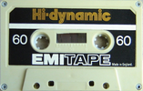 Compact Cassette EMITAPE HI-DYNAMIC 60 Type I Normal 1973 Europe