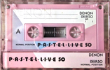 Compact Cassette Denon DX1 50 "Pastel Live R50" Type I Normal 1984 Japan