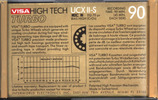 Compact Cassette Visa UCX II-S 90 Type II Chrome 1985 North America