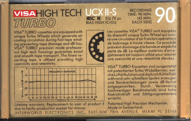 Compact Cassette: ICM Visa - UCX II-S 90