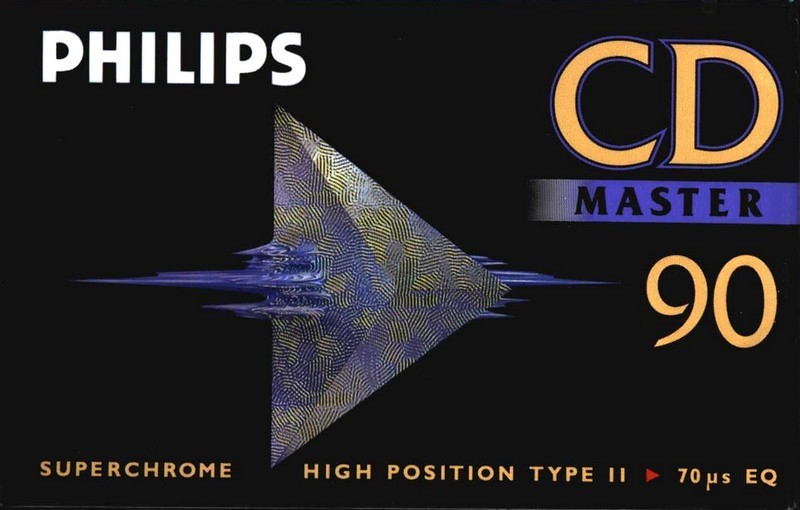 Compact Cassette Philips CD Master 90 Type II Chrome 1994 Europe