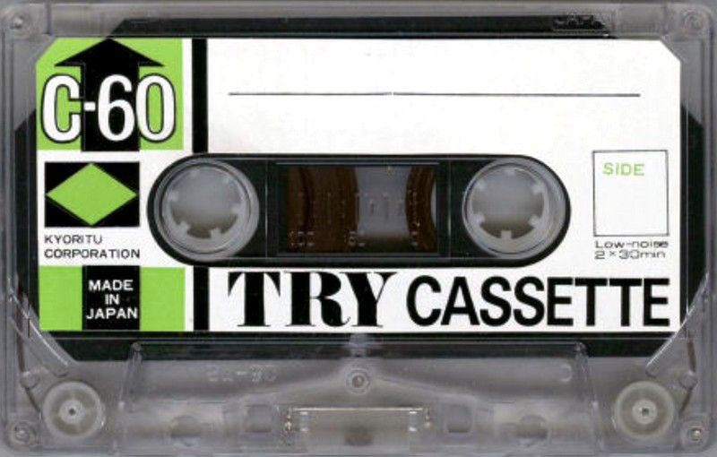 Compact Cassette Try 60 Type I Normal 1979 Japan