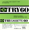 Compact Cassette Try 60 Type I Normal 1979 Japan