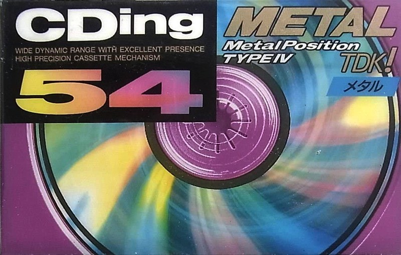 Compact Cassette: TDK  - CDing-Metal 54