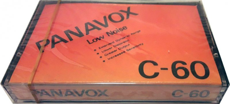 Compact Cassette Panavox 60 Type I Normal 1980