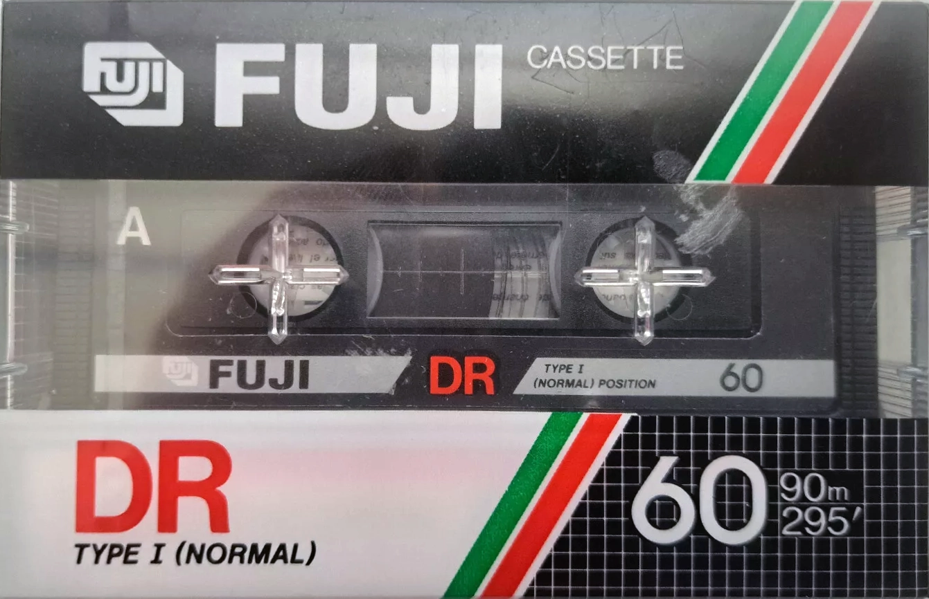 Compact Cassette Fuji DR 60 Type I Normal 1985 North America