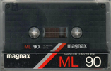 Compact Cassette Magnax ML 90 Type I Normal 1981 Japan