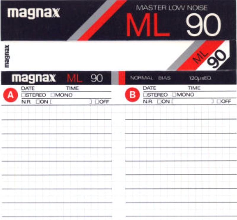 Compact Cassette:  Magnax - ML 90