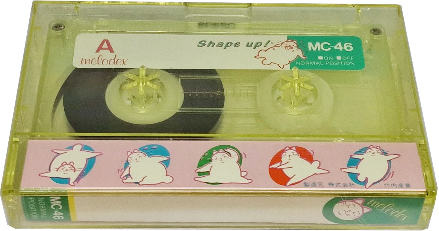 Compact Cassette Melodex MC Shape Up! 46 Type I Normal Japan
