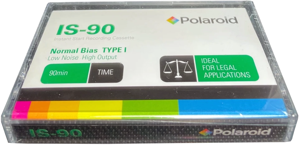 Compact Cassette Polaroid 90 "IS" Type I Normal 2010 Latin America