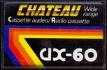 Compact Cassette Chateau AX 60 "black" Type I Normal China