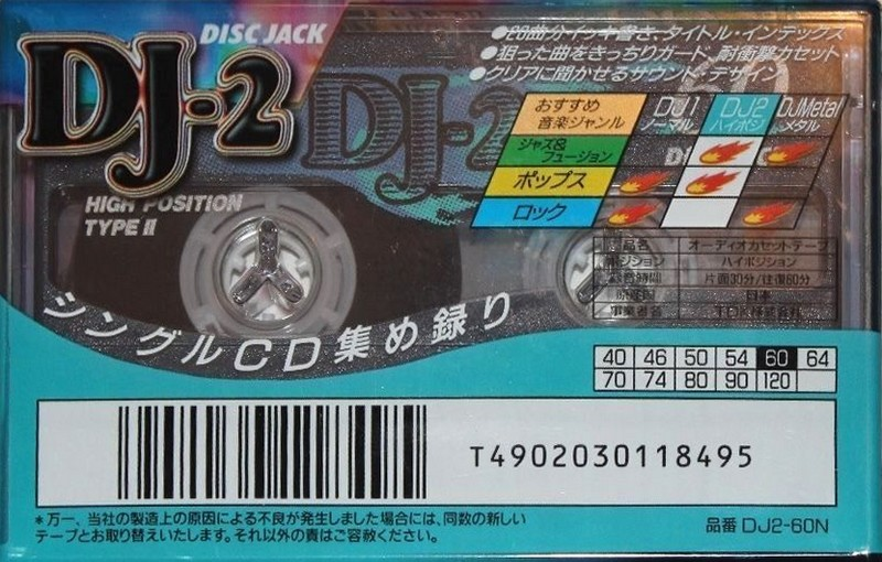 Compact Cassette: TDK  - DJ-2 60