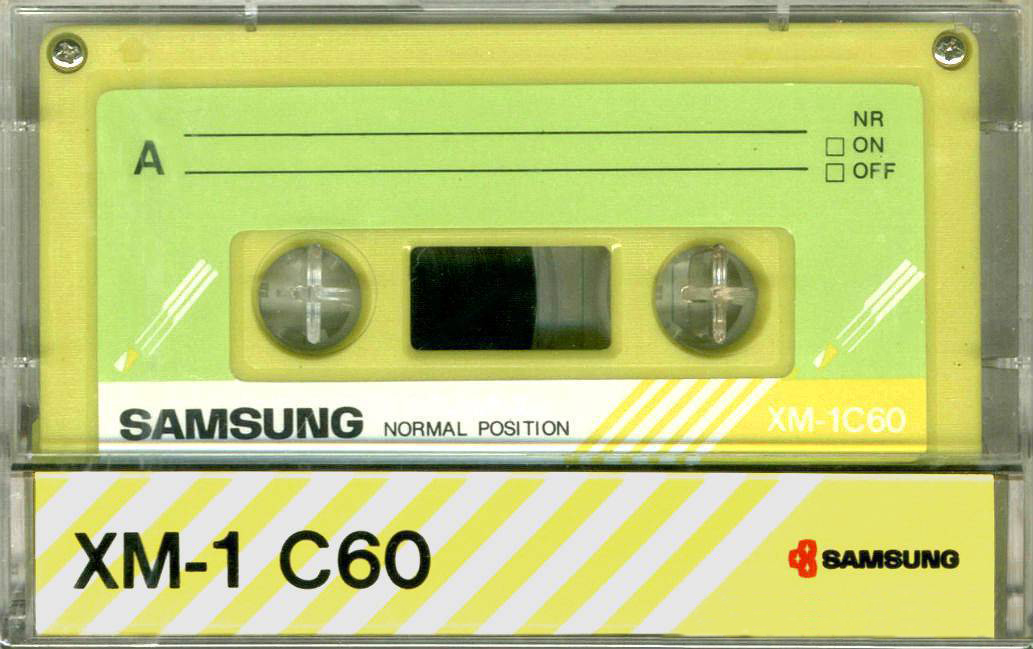 Compact Cassette Samsung XM-1 60 Type I Normal 1982 Europe