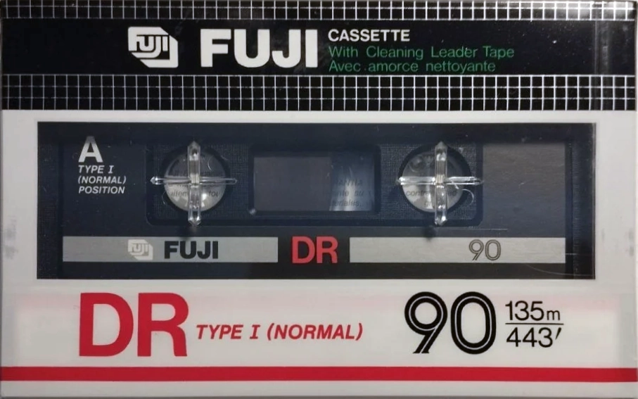 Compact Cassette Fuji DR 90 Type I Normal 1982 Europe