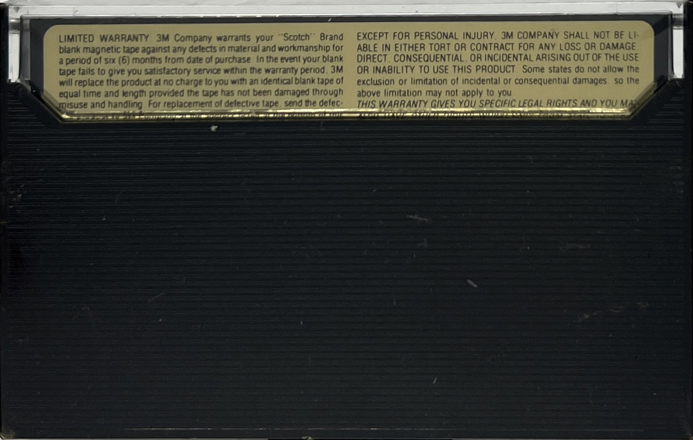 Compact Cassette Scotch Master III 45 Type III Ferro Chrome 1978 USA