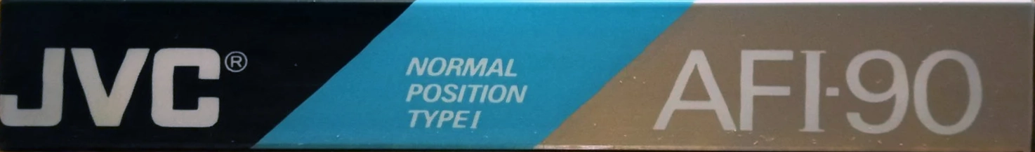 Compact Cassette JVC AFI 90 "AF190U" Type I Normal 1990 North America