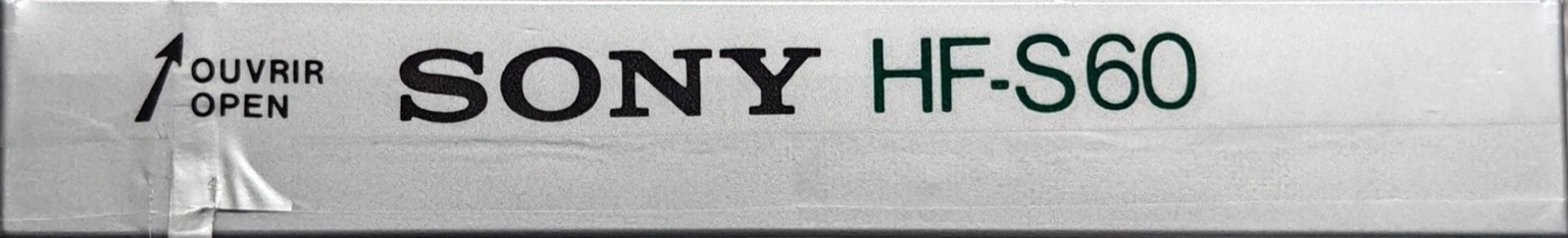Compact Cassette Sony HF-S 60 Type I Normal 1985 Canada