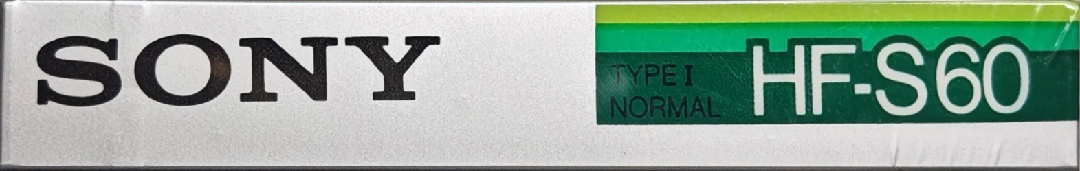 Compact Cassette Sony HF-S 60 Type I Normal 1985 Canada