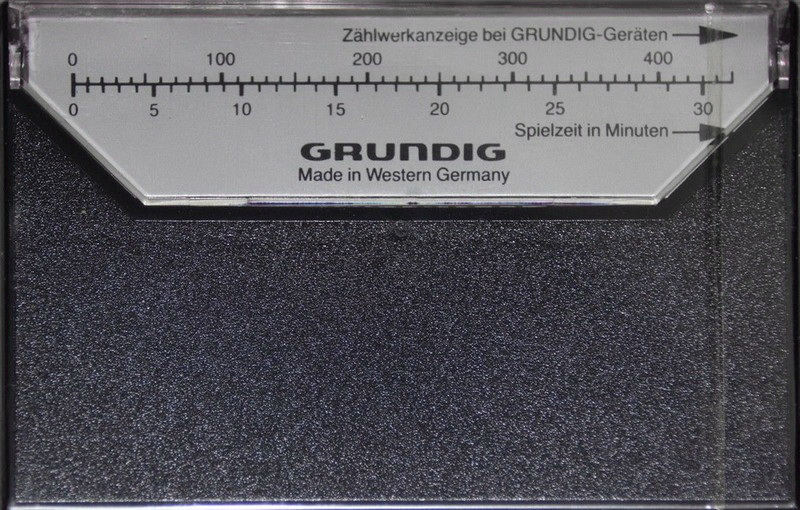 Compact Cassette Grundig 60 Type III Ferro Chrome 1981 Europe