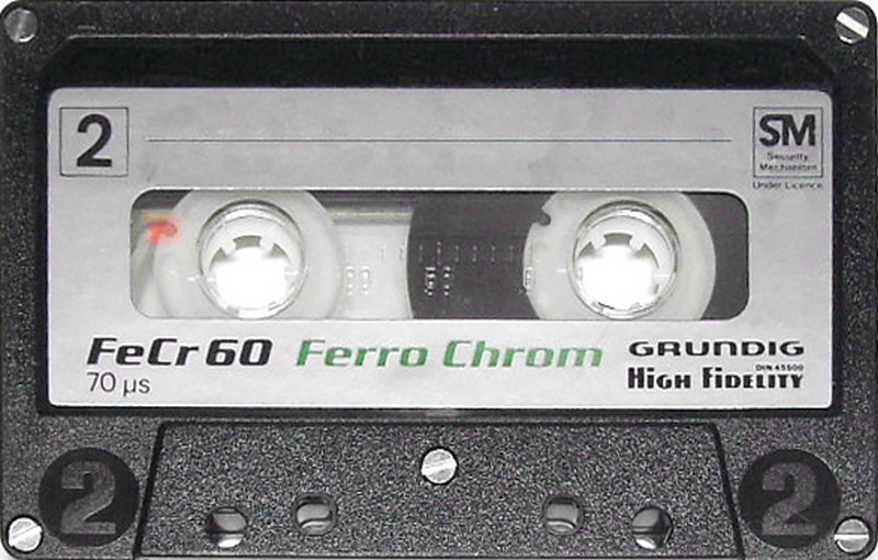 Compact Cassette Grundig 60 Type III Ferro Chrome 1981 Europe
