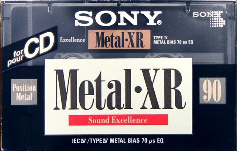 Compact Cassette: Sony  - Metal-XR 90