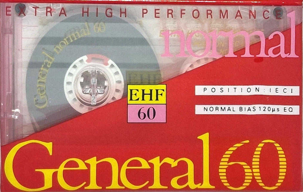 Compact Cassette General EHF 60 Type I Normal 1994 Europe