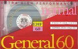 Compact Cassette General EHF 60 Type I Normal 1994 Europe