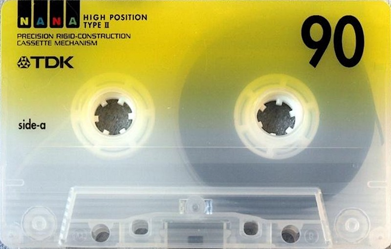 Compact Cassette TDK Na Na 90 "NA2-90" Type II Chrome 2000 Japan